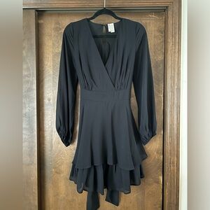 Black Ruffle Dress